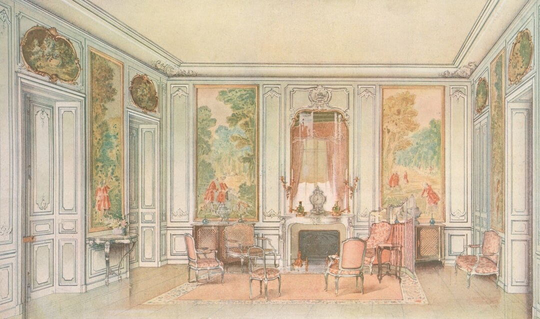 elegant french living room